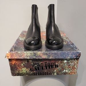 Jean Paul Gaultier black boots size 8 new in box